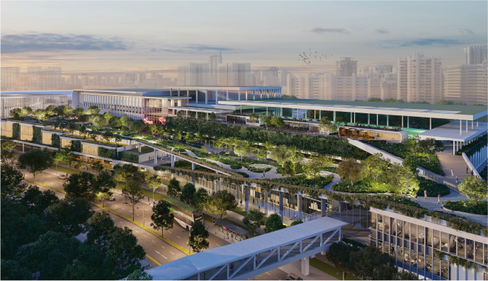 Render of future Toa Payoh Integrated Development